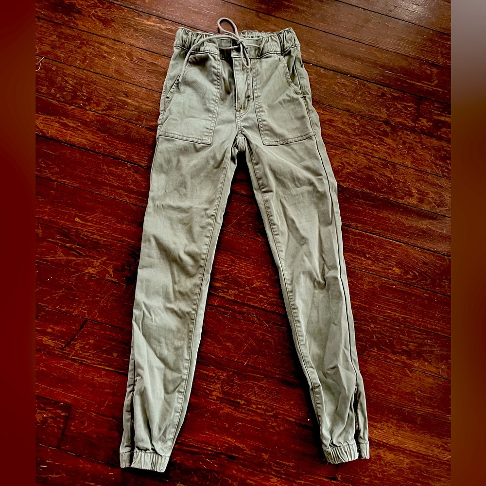Green Khaki Joggers